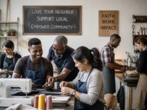 Local enterprise empowering church communities — small business and vocational training rooted in the local church